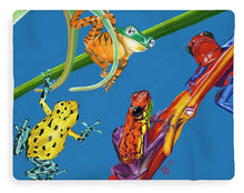 Load image into Gallery viewer, Frog Quartet - Blanket