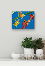 Load image into Gallery viewer, Frog Quartet Giclee on Canvas