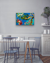 Load image into Gallery viewer, Seadragon's Surprise Giclee on Canvas