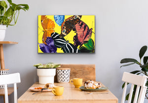 Butterfly Waltz Giclee on Canvas