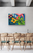 Load image into Gallery viewer, Tropical Whirl Giclee on Canvas