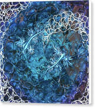 Load image into Gallery viewer, Blue Dragon Duo - Canvas Print