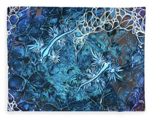 Load image into Gallery viewer, Blue Dragon Duo - Blanket