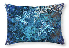 Load image into Gallery viewer, Blue Dragon Duo - Throw Pillow