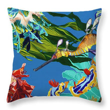 Load image into Gallery viewer, Seadragon's Surpise - Throw Pillow