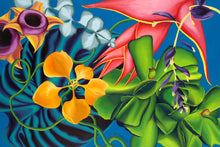 Load image into Gallery viewer, Tropical Whirl Giclee on Canvas
