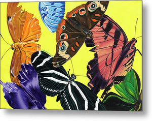Butterfly Waltz - Metal Print