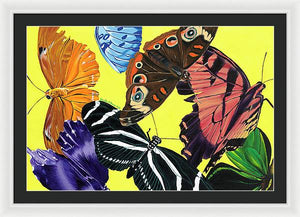 Butterfly Waltz - Framed Print