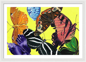 Butterfly Waltz - Framed Print