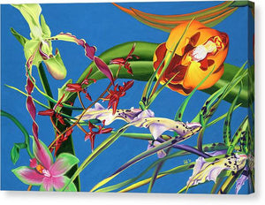Enter the Orchids  - Canvas Print