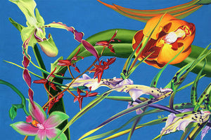 Enter the Orchids  - Art Print
