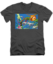 Load image into Gallery viewer, Enter the Orchids  - Men&#39;s V-Neck T-Shirt
