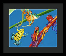Load image into Gallery viewer, Frog Quartet - Framed Print
