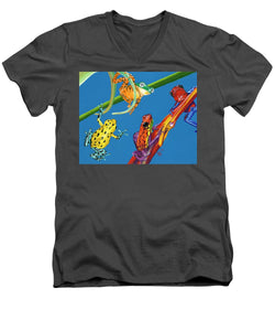 Frog Quartet - Men's V-Neck T-Shirt