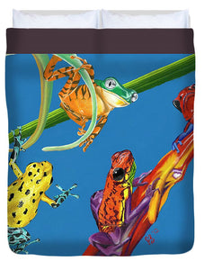 Frog Quartet - Duvet Cover
