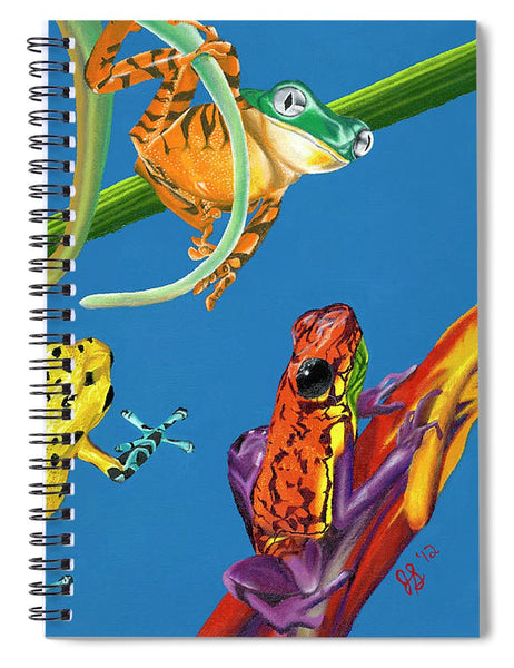 Frog Quartet - Spiral Notebook