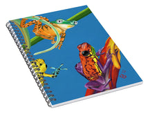Load image into Gallery viewer, Frog Quartet - Spiral Notebook
