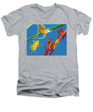 Load image into Gallery viewer, Frog Quartet - Men&#39;s V-Neck T-Shirt
