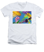 Load image into Gallery viewer, Jelly Undulations - Men&#39;s V-Neck T-Shirt

