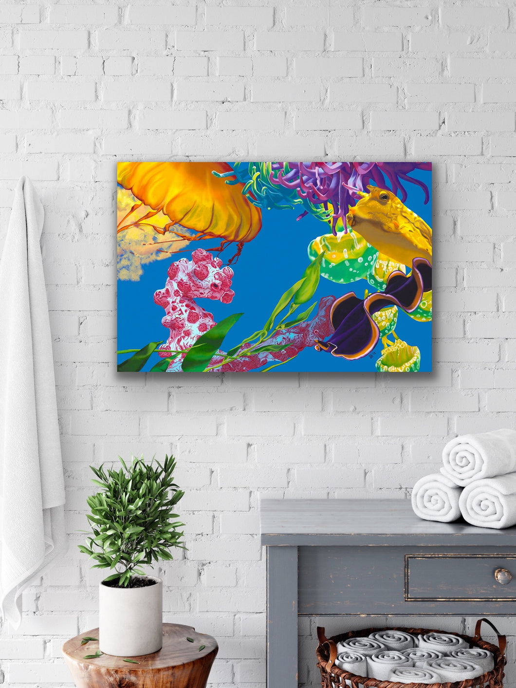 Jelly Undulations Giclee on Canvas