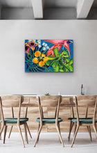 Load image into Gallery viewer, Tropical Whirl Giclee on Canvas
