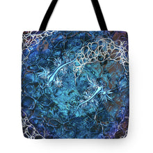 Load image into Gallery viewer, Blue Dragon Duo  - Tote Bag
