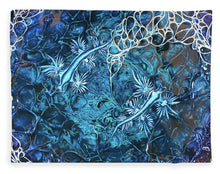 Load image into Gallery viewer, Blue Dragon Duo  - Blanket

