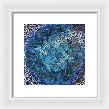 Load image into Gallery viewer, Blue Dragon Duo  - Framed Print
