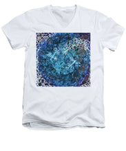 Load image into Gallery viewer, Blue Dragon Duo  - Men&#39;s V-Neck T-Shirt
