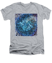 Load image into Gallery viewer, Blue Dragon Duo  - Men&#39;s V-Neck T-Shirt
