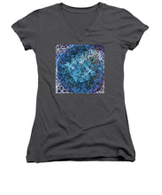 Load image into Gallery viewer, Blue Dragon Duo  - Women&#39;s V-Neck

