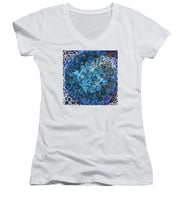 Load image into Gallery viewer, Blue Dragon Duo  - Women&#39;s V-Neck

