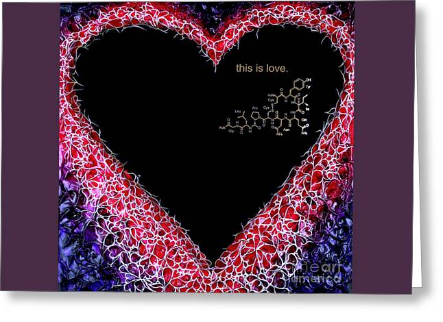 For the Love of Science-Oxytocin - Greeting Card