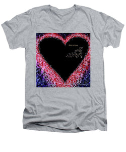 For the Love of Science-Oxytocin - Men's V-Neck T-Shirt
