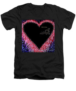 For the Love of Science-Oxytocin - Men's V-Neck T-Shirt