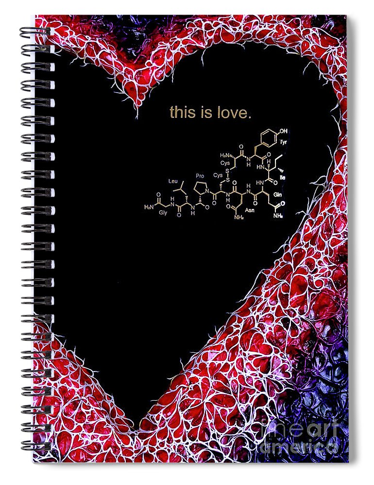 For the Love of Science-Oxytocin - Spiral Notebook