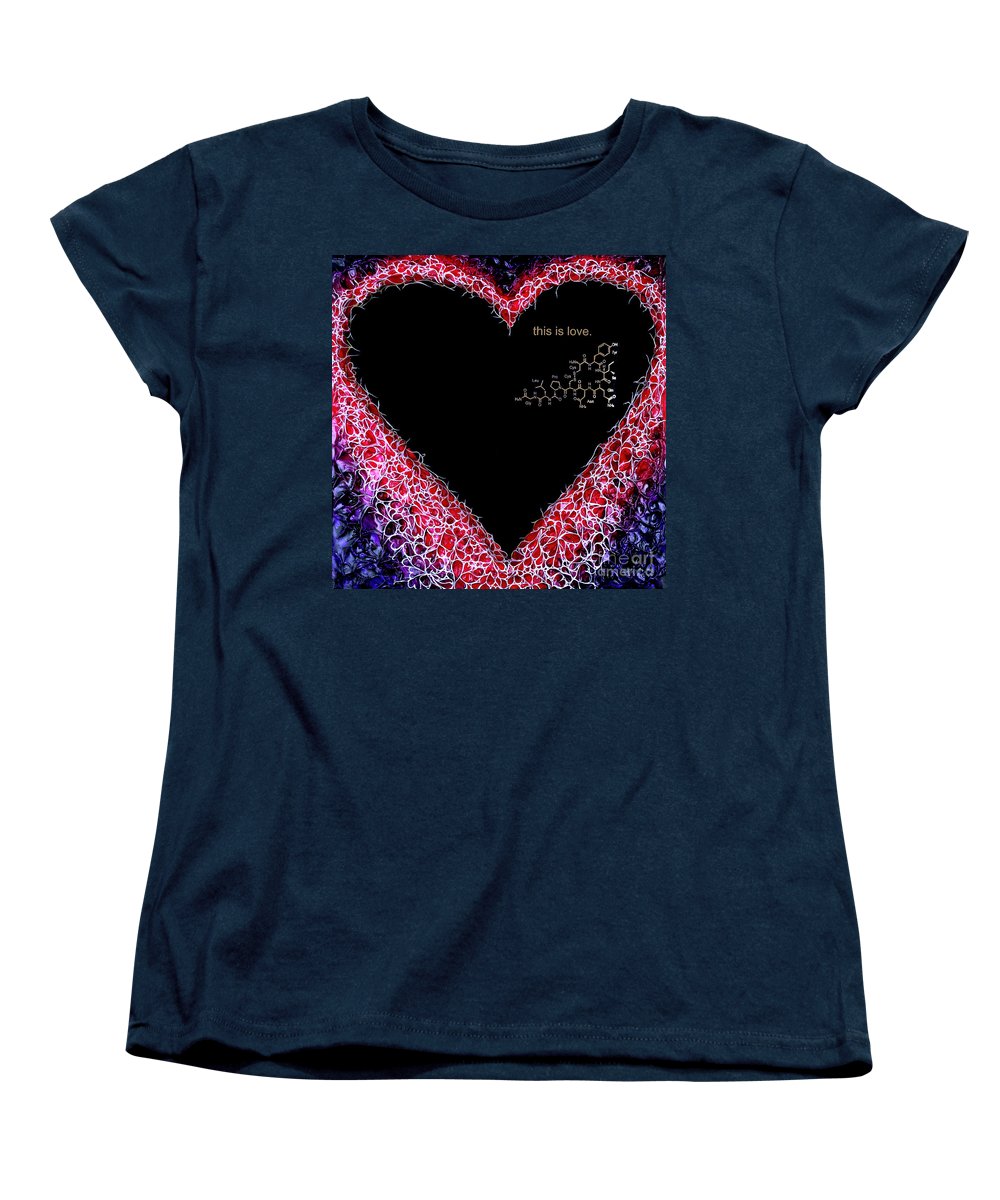 For the Love of Science-Oxytocin - Women's T-Shirt (Standard Fit)