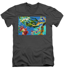 Seadragon's Surpise  - Men's V-Neck T-Shirt