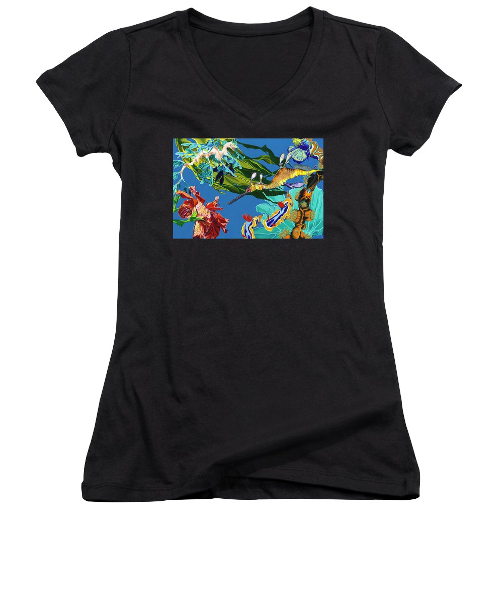 Seadragon's Surpise  - Women's V-Neck