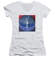 Load image into Gallery viewer, Tree of Life  - Women&#39;s V-Neck
